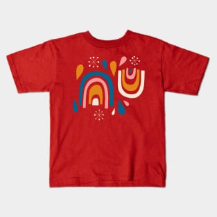 Rainbow Splash Kids T-Shirt